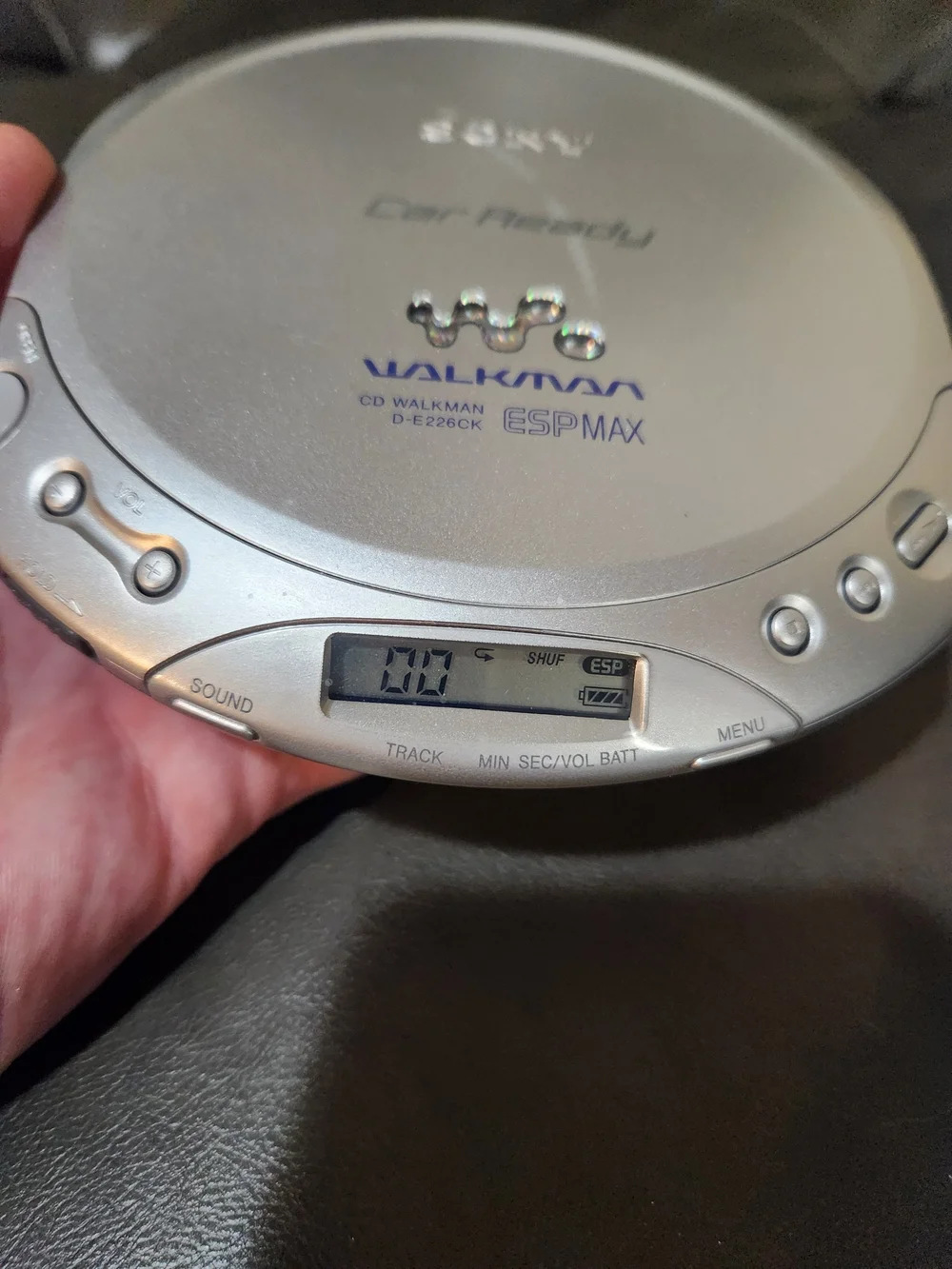 Vintage Sony& Koss Silver Portable CD Walkman Player - Car Ready Both Work